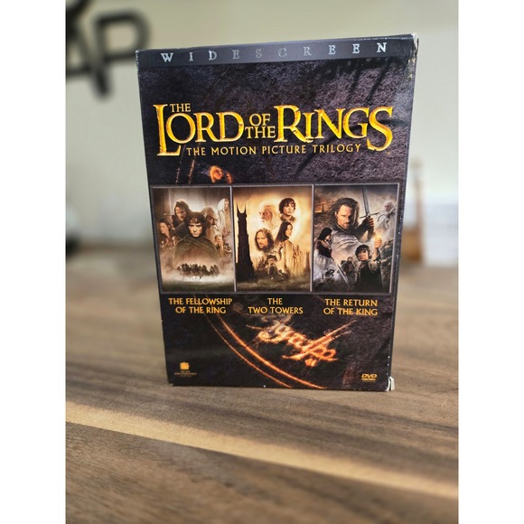 Lord of the Rings‎ Trilogy DVD Widescreen Edition Fellowship Two Towers Return - Picture 3 of 13